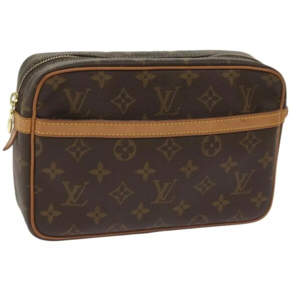 LOUIS VUITTON Monogram Compiegne 23 Clutch Bag M51847 LV Auth - Picture 4 of 16